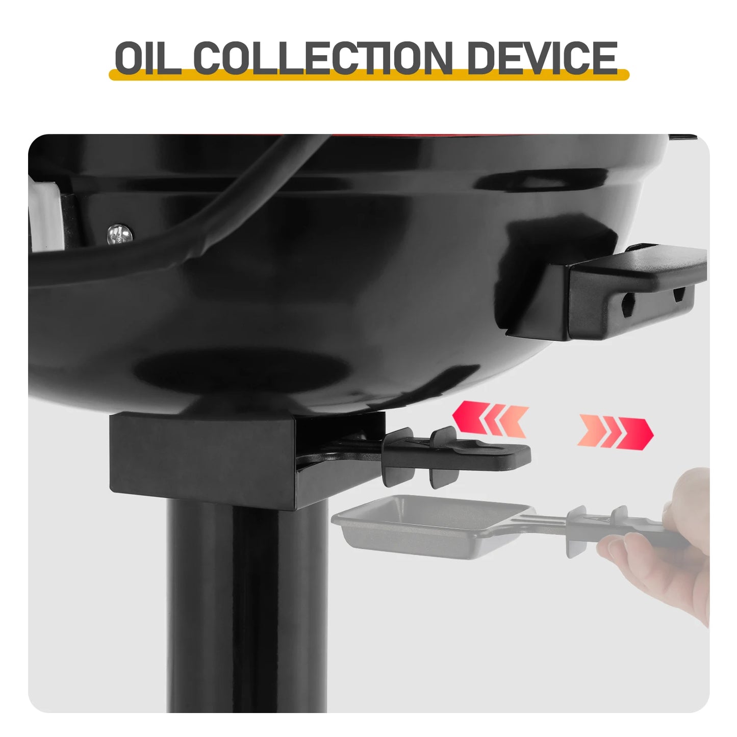 Electric BBQ Grill With Stand Ultraportable Indoors Outdoors 1600W PerformanceEnhancer