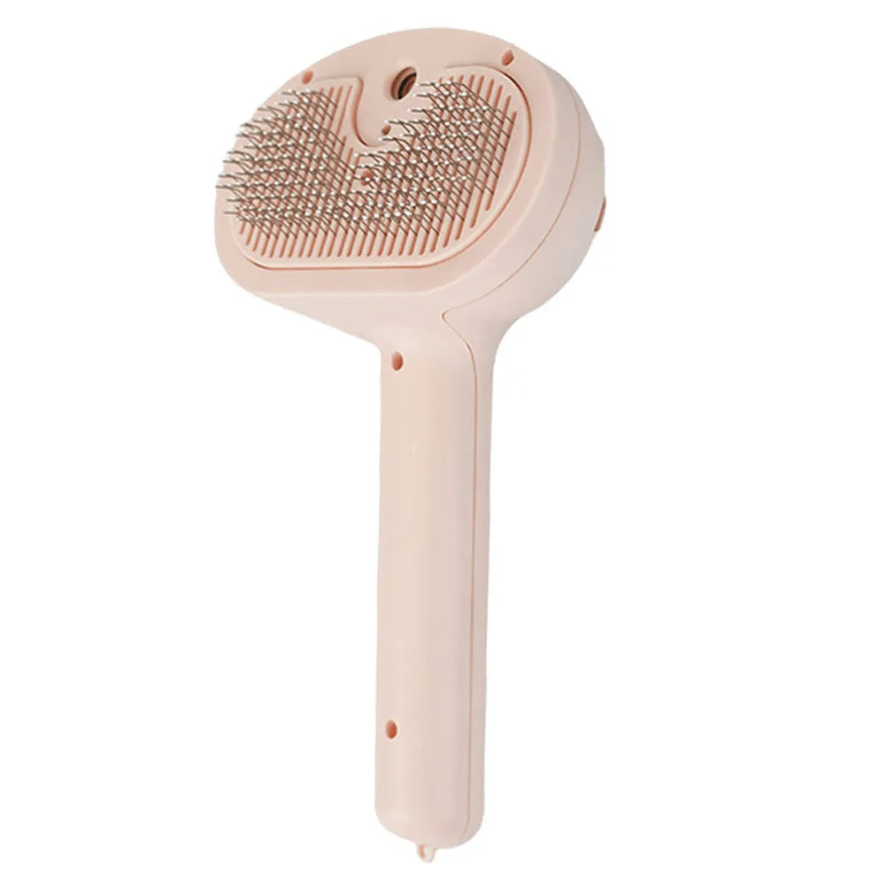 Shunmaii Cat Steam Brush Hair Remover Multifunction Grooming Comb for Small and Large Pets