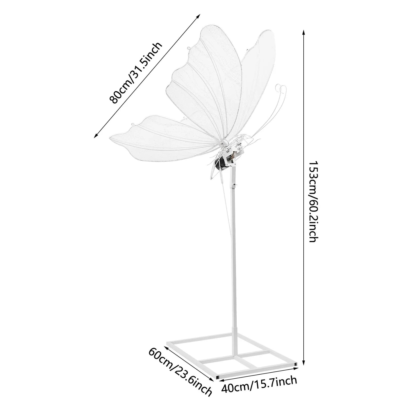 Wedding Butterfly LED Floor Lamp BymaocarHign Creative Ceiling Lamp