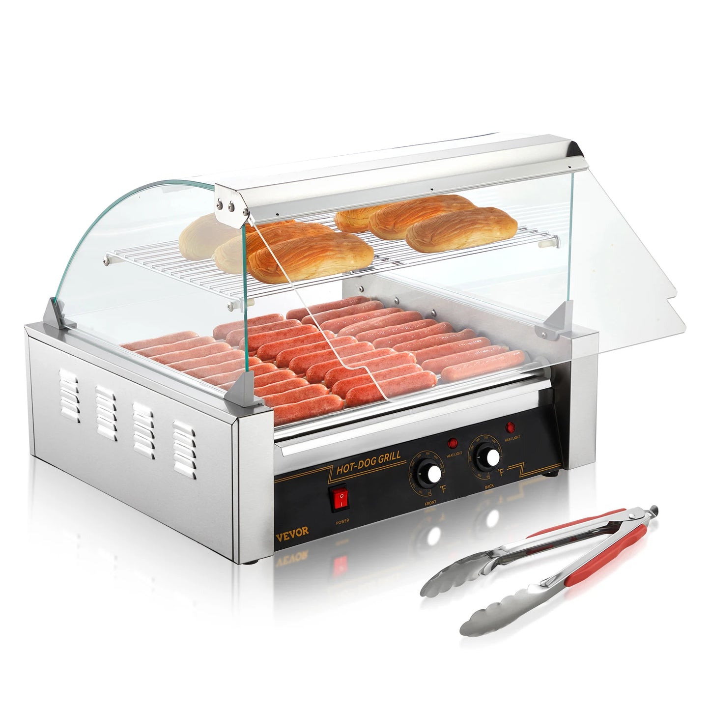 SucceBuy 5 7 11 Rods Hot Dog Roller Sausage Machine