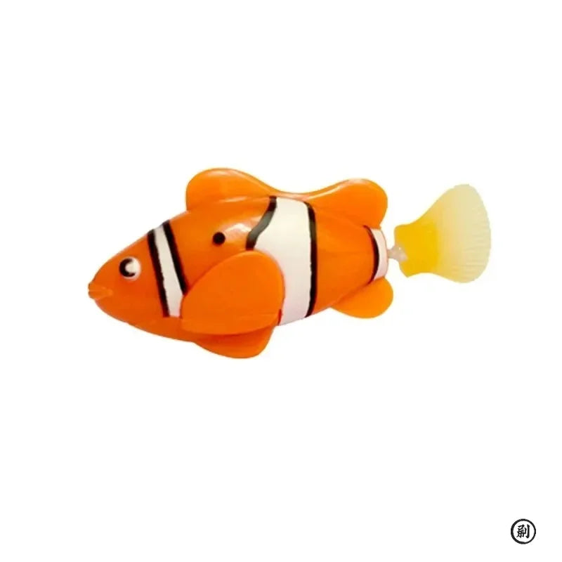Cat Toy LED Inductive Interactive Swimming Robot Fish Glowing KittenHuntingInstinct