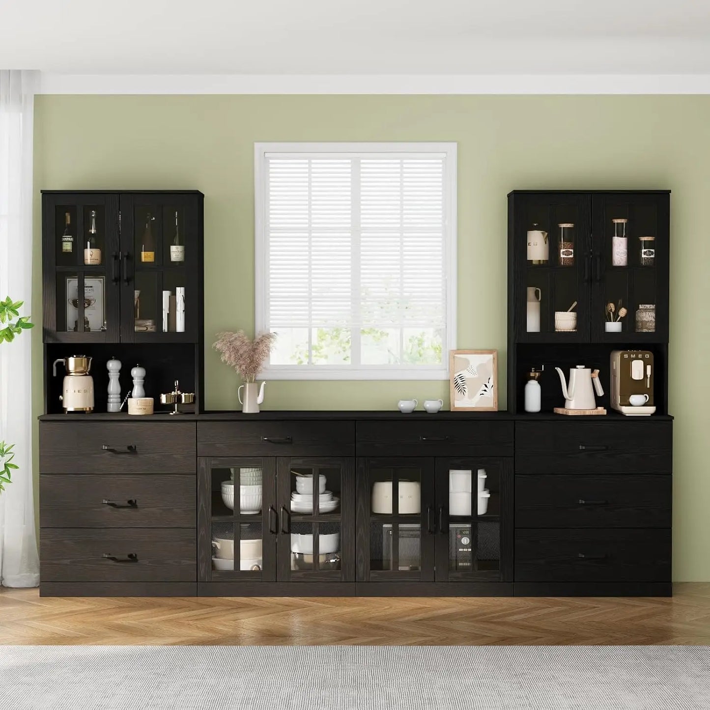 TV Stand Hutch Cabinet Bookshelf Modular Living Room