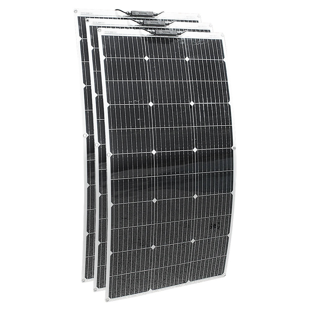 Solar Panels 400 Watts Flexible Waterproof Monocrystalline Solar Cell Panel Kit for Camping Home Car Off Grid 12Volt System