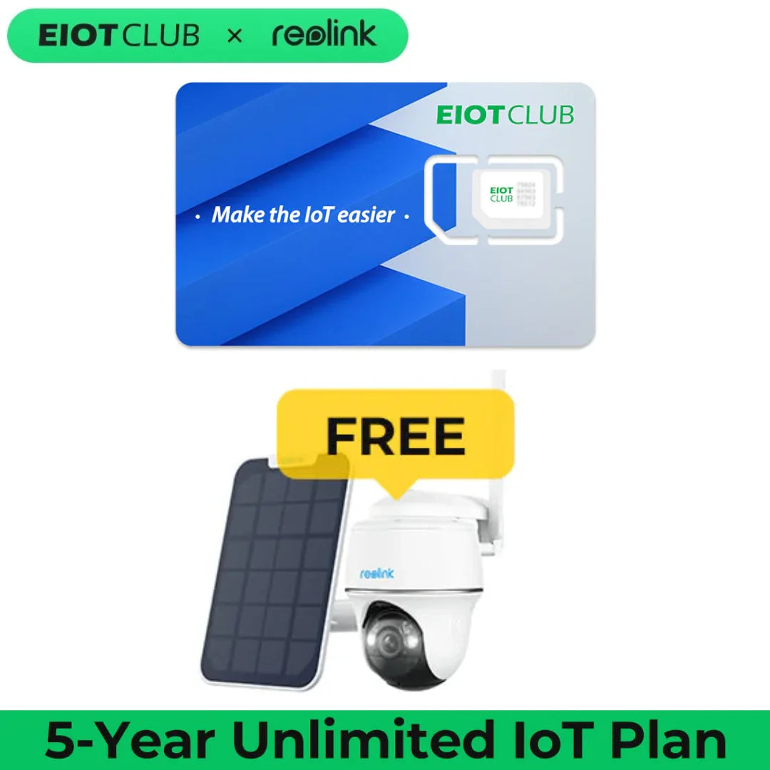 EIOTMART Reolink 4G LTE Outdoor Wireless SurveillanceCamera Bundle ProGrade System