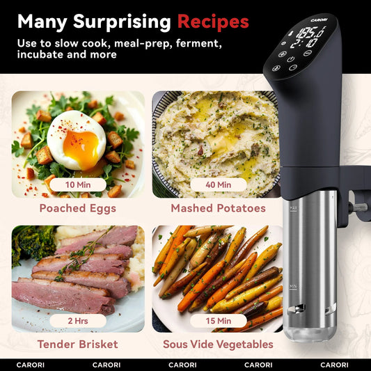 Carori Sous Vide Precision Cooker Immersion Circulator 1100W