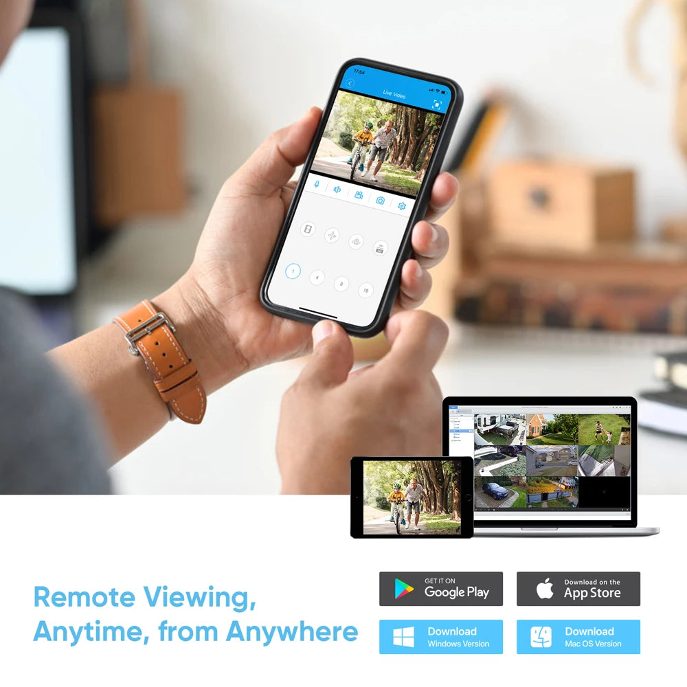 H.VIEW 4K 8Channel NVR CCTV System With Face Detection