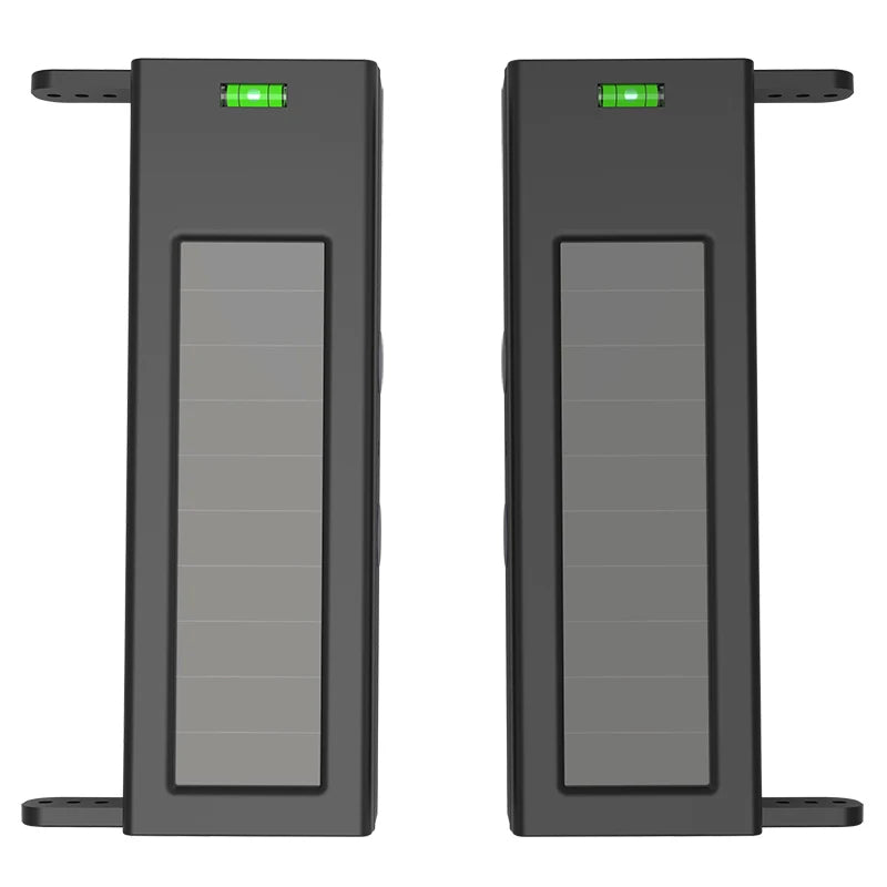 HTZSAFE Solar Beam Sensor Driveway Alarm System With 400m Wireless Range And 60m Sensor Range