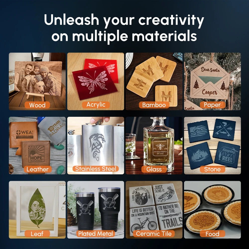 AlgoLaser DIY Kit Laser Engraving Cutting Machine With Air Assist