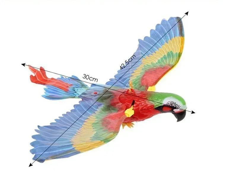 Simulation Bird Interactive Cat Toy Flying Eagle Teaser Wand With Rope Stick Play