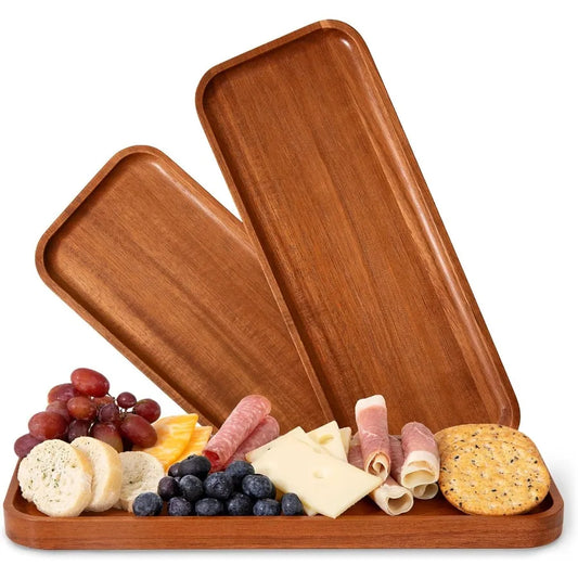 High-Concerned Acacia Wood Serving Trays