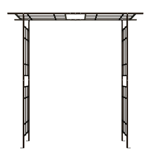 Origin Weather-Resistant Metal Garden Archway Structure With Adjustable Climbing Plants