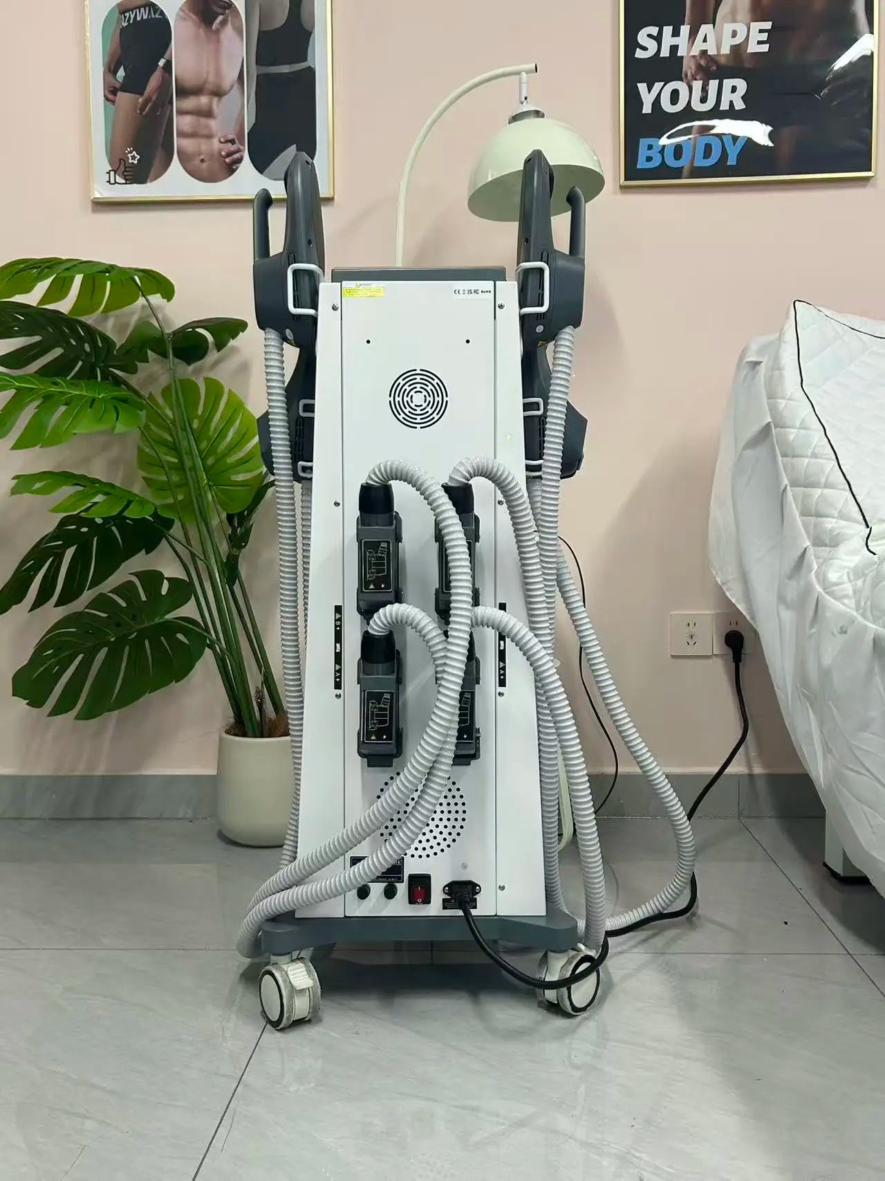 Nova Upgrade 6500W EMS Body Sculpting Machine EMS/myoslim Professional Body Contouring Device with 200HZ