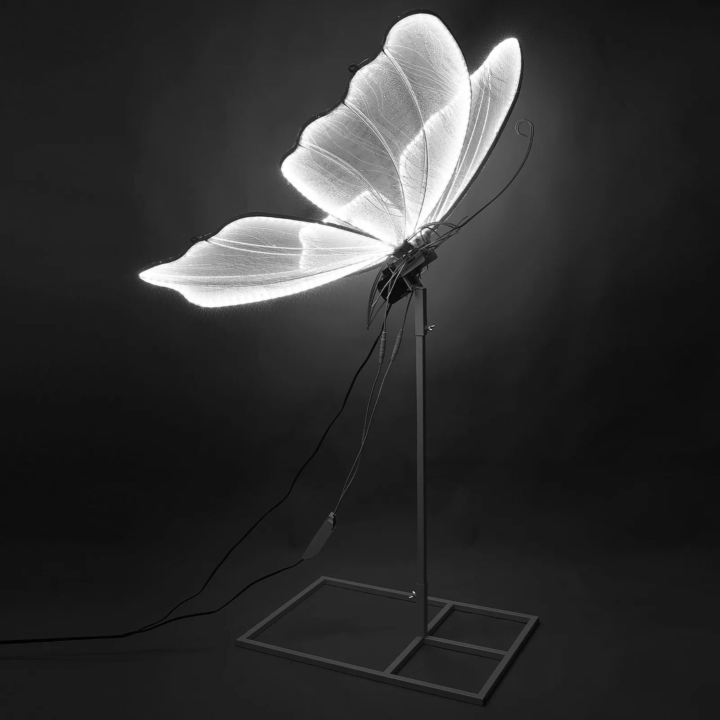Wedding Butterfly LED Floor Lamp BymaocarHign Creative Ceiling Lamp