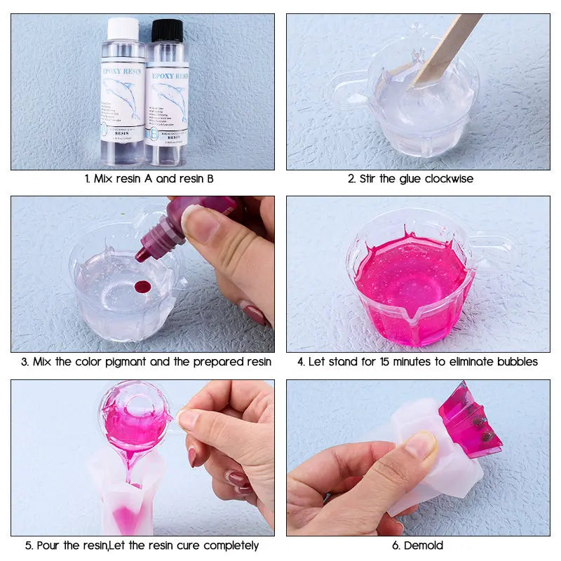 QIAO Epoxy Resin Pigment Kit for Arts and Crafts
