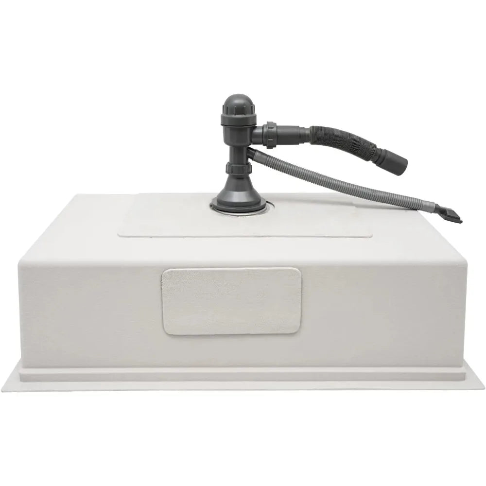 Stainless Steel Kitchen Sink With Cutting Board Holder And Strainer