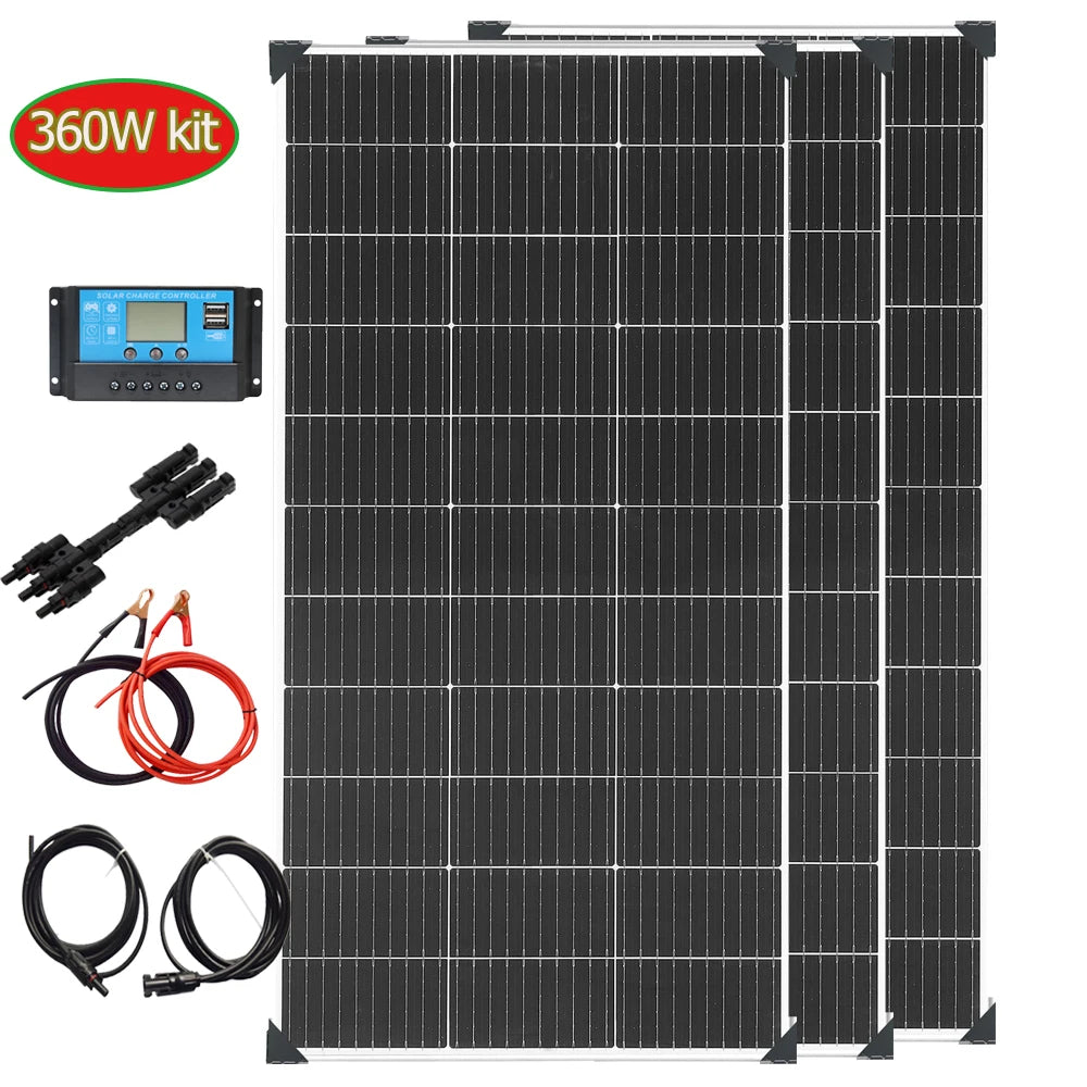 Xinpuguang 1200W Monocrystalline Solar Panel Waterproof For Camping RV Boat