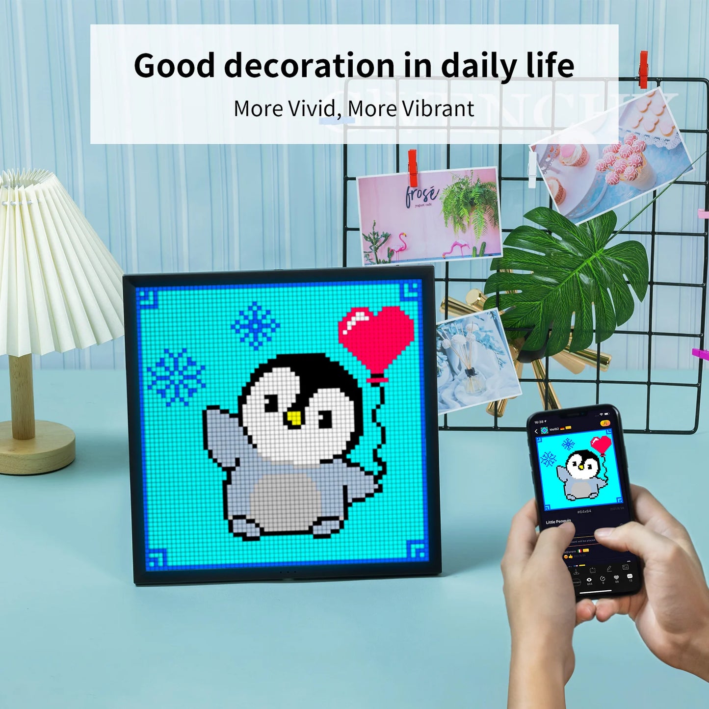 Divoom Pixoo 64 WiFi Pixel Art Display With App Control