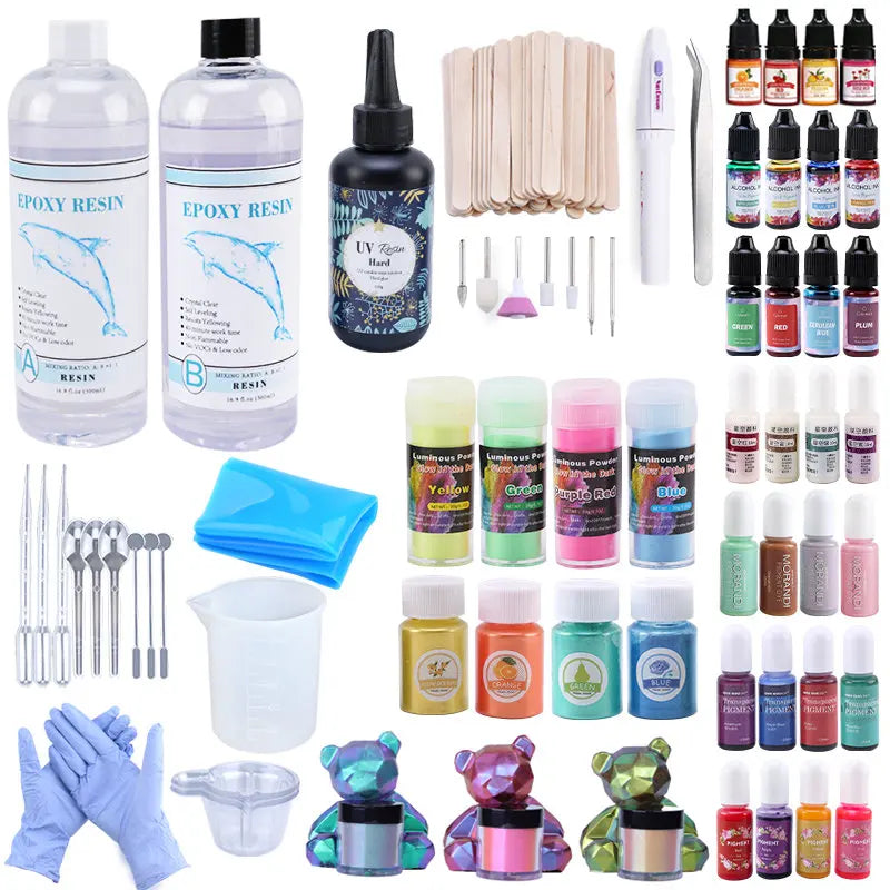 QIAO Epoxy Resin Pigment Kit for Arts and Crafts