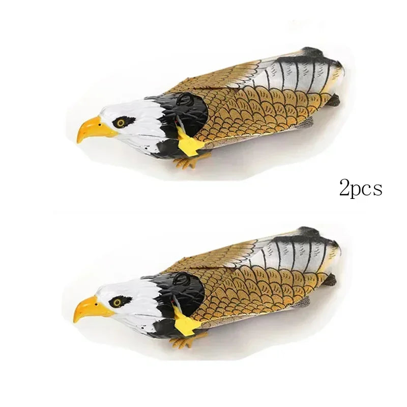 Simulation Bird Interactive Cat Toy Flying Eagle Teaser Wand With Rope Stick Play