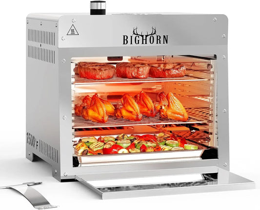 Infrared Propane Grill 1500 Fahrenheit Steakhouse Broiler Searing Station Outdoor