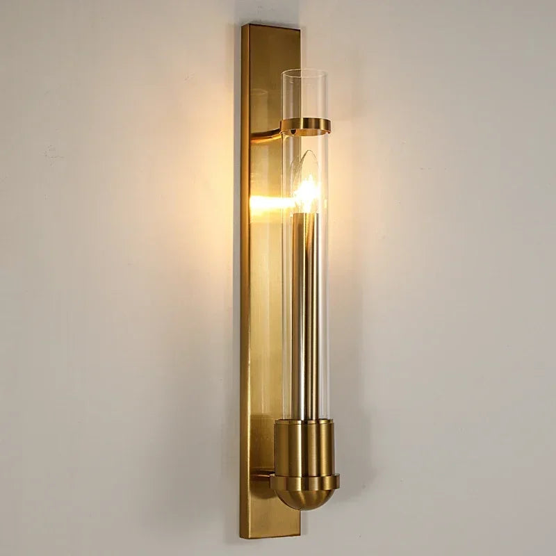 Modern American Style Wall Lamp Iron E14 Base Wall Mounted For Living Room And Bedroom