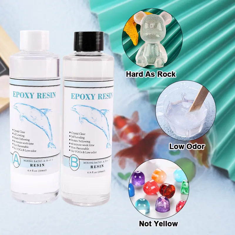 QIAO Epoxy Resin Pigment Kit for Arts and Crafts