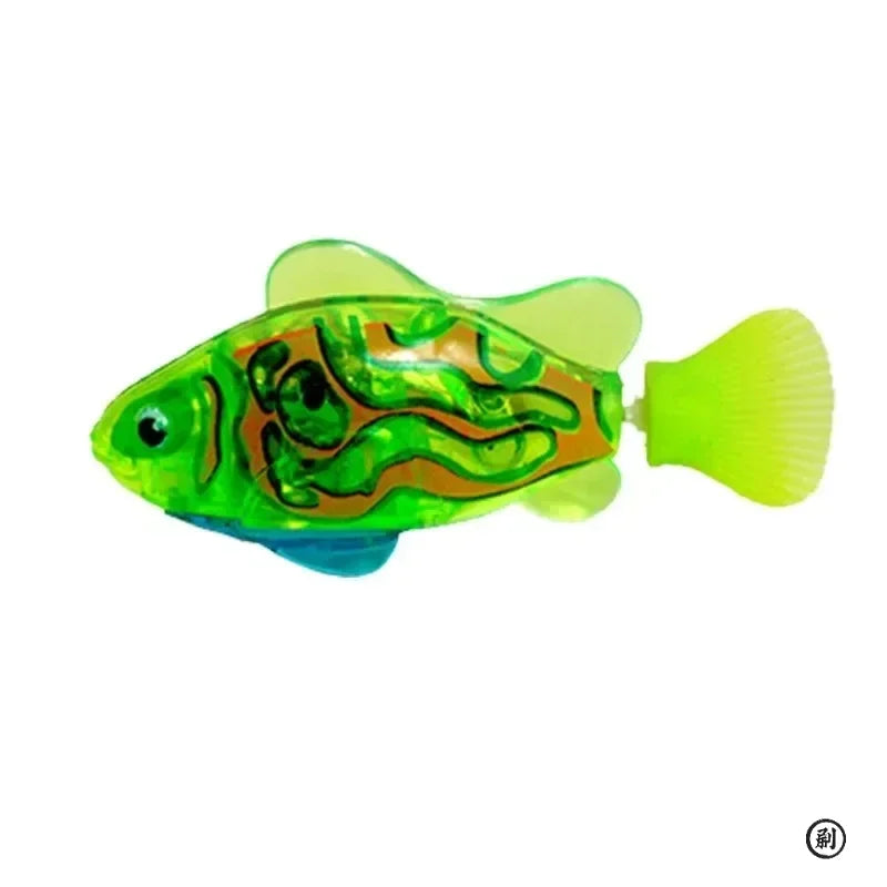 Cat Toy LED Inductive Interactive Swimming Robot Fish Glowing KittenHuntingInstinct