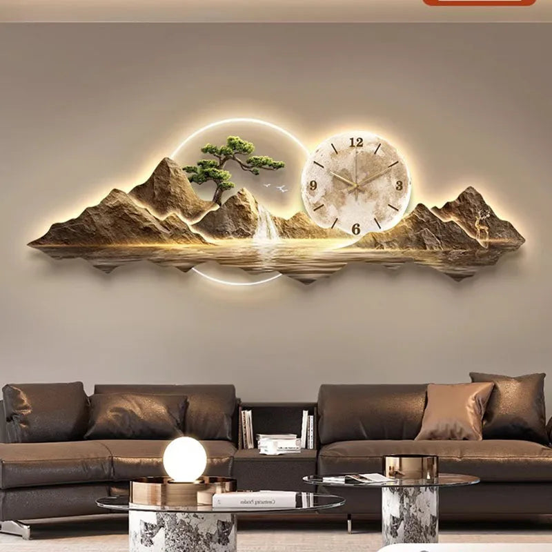 Luxury Minimalist Wall Clock Muraart For Living Room And Kitchen
