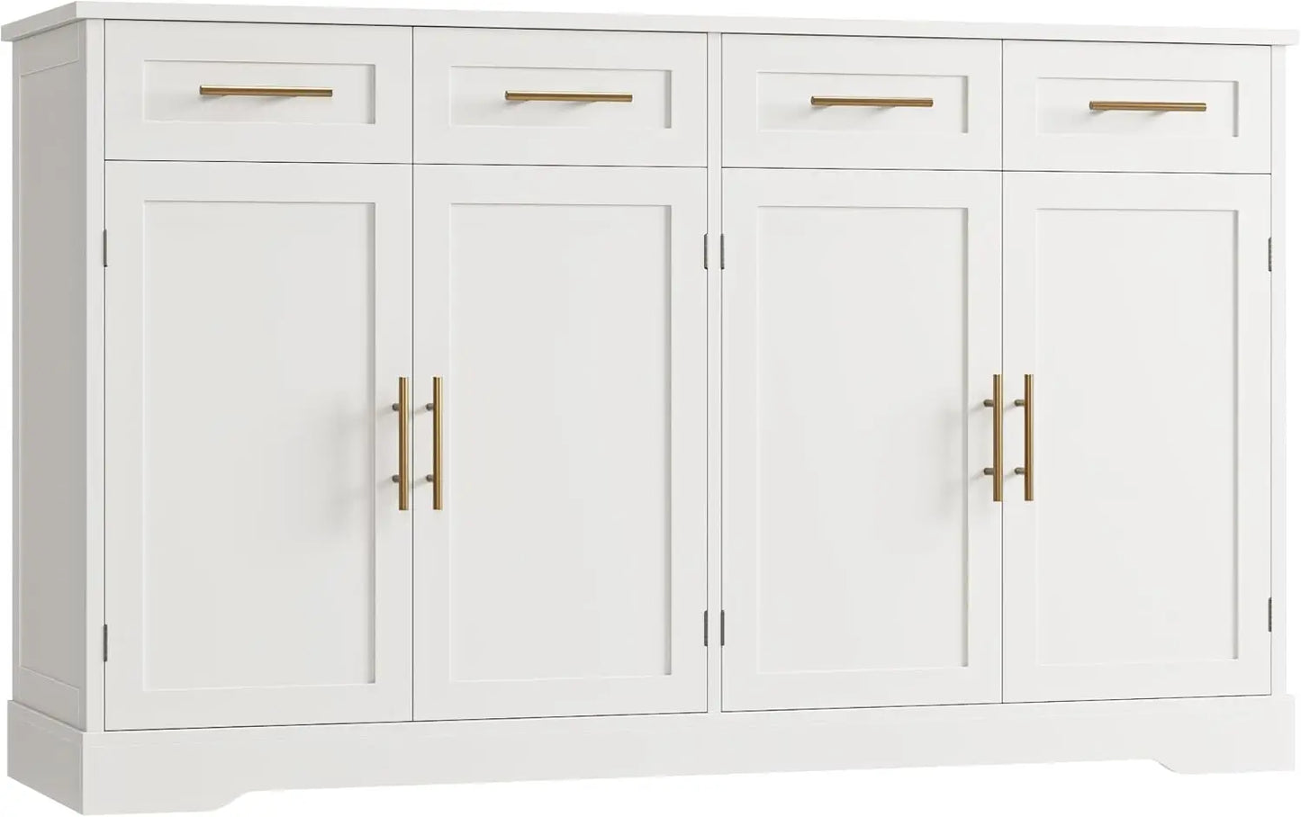Tongyue Modern Dining Buffet Sideboard with Four Drawers and Storage