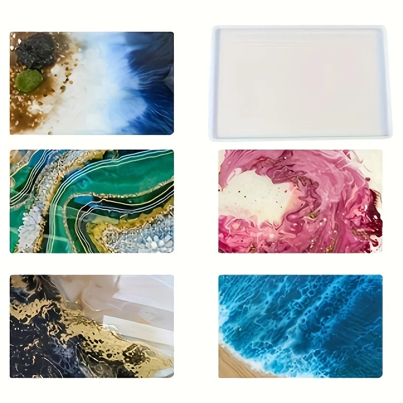Qu Gofang Silicone Mold Resin Art Board Rectangular