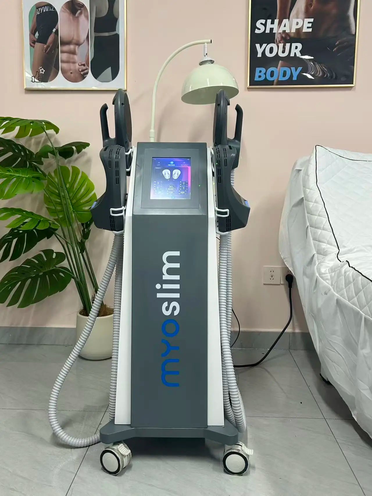 Nova Upgrade 6500W EMS Body Sculpting Machine EMS/myoslim Professional Body Contouring Device with 200HZ