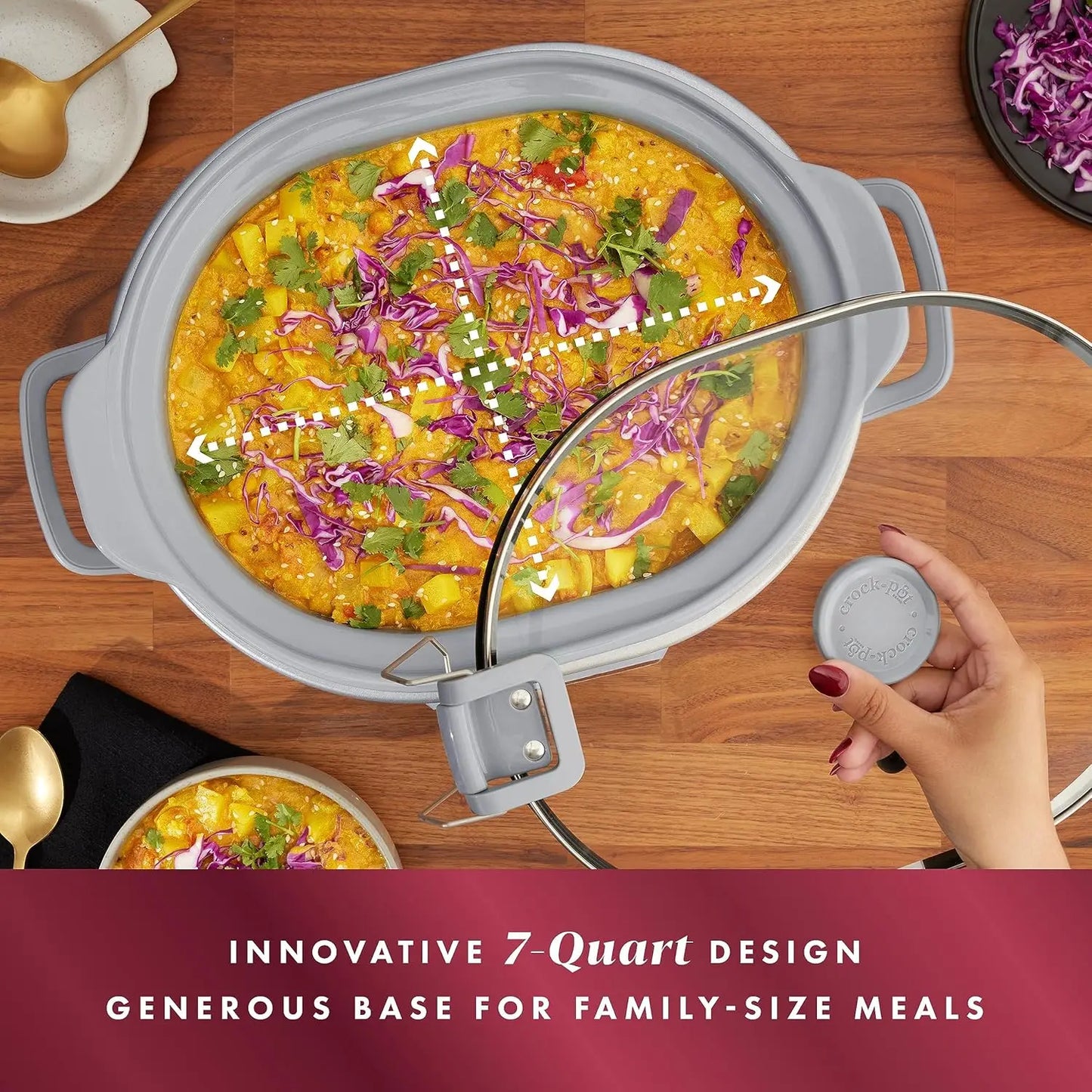Iosn Programmable MultiFunctional Slow Cooker With Sous Vide ProfessionalGrade Timer
