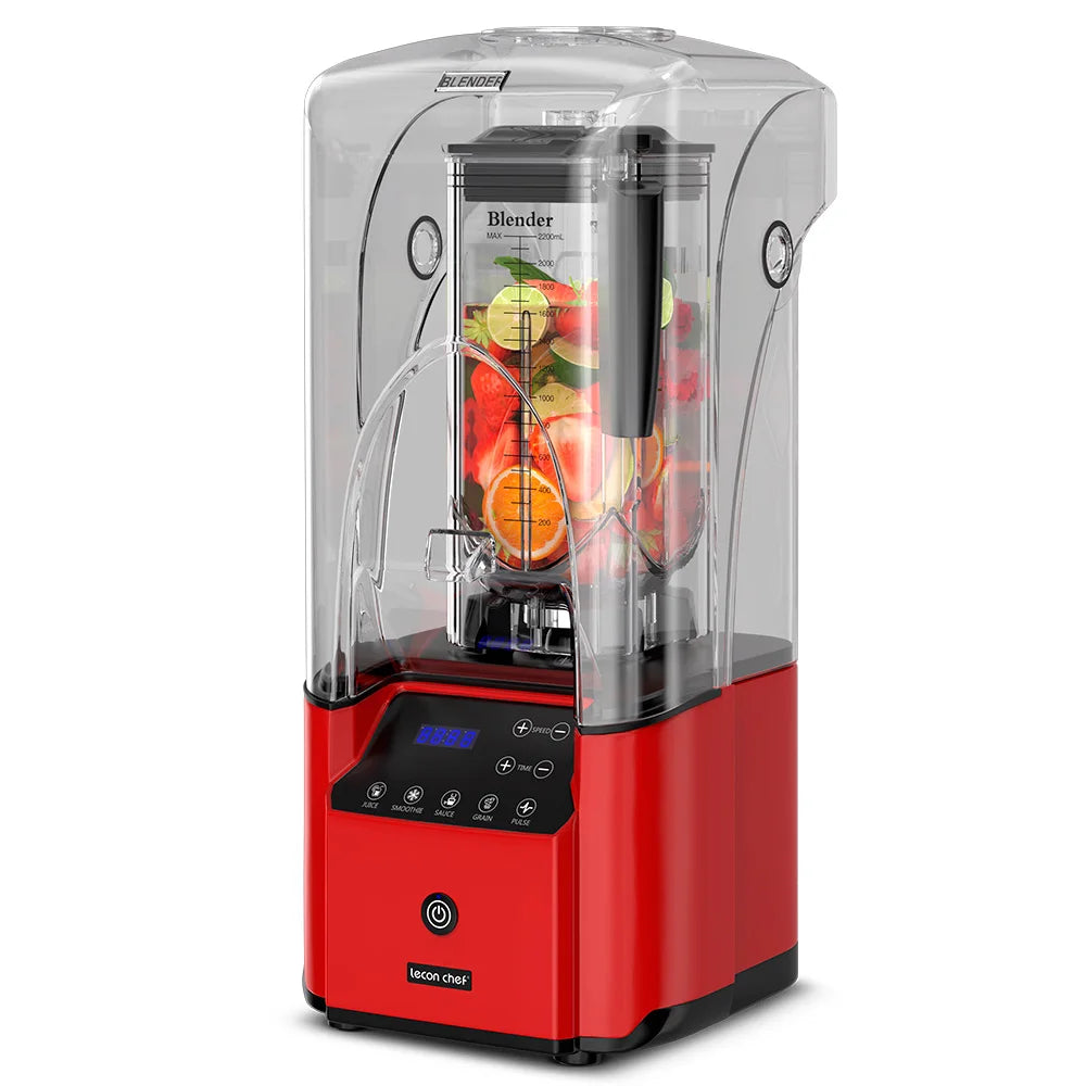 Lecon Chef Quiet Shield Blender 2200W HighPerformance Professional IndustrialStrength
