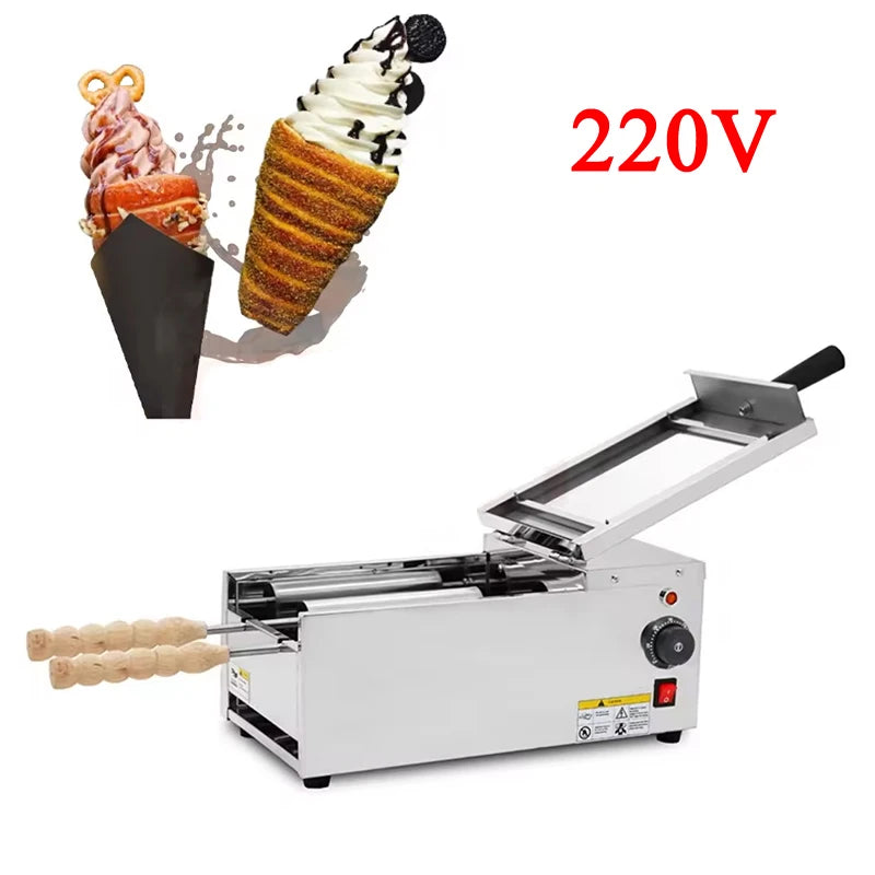 Quick Shipment 220V Commercial Kurtos Kalacs Oven Machine Snack Maker Chimney Cake Machine