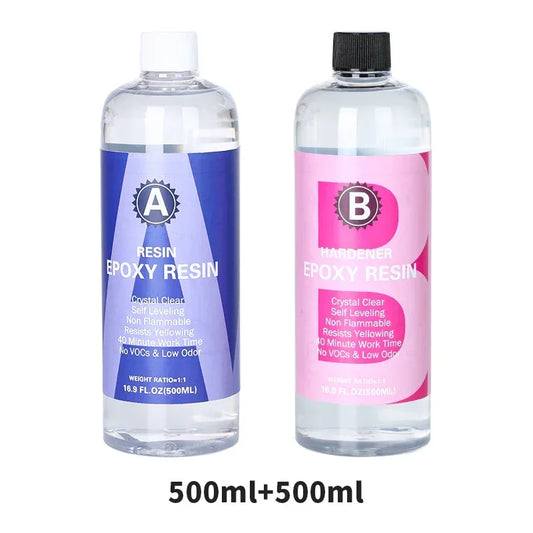 Crystal Clear Epoxy Resin Kit High Gloss For Coating And Casting Jewelry Making Projects