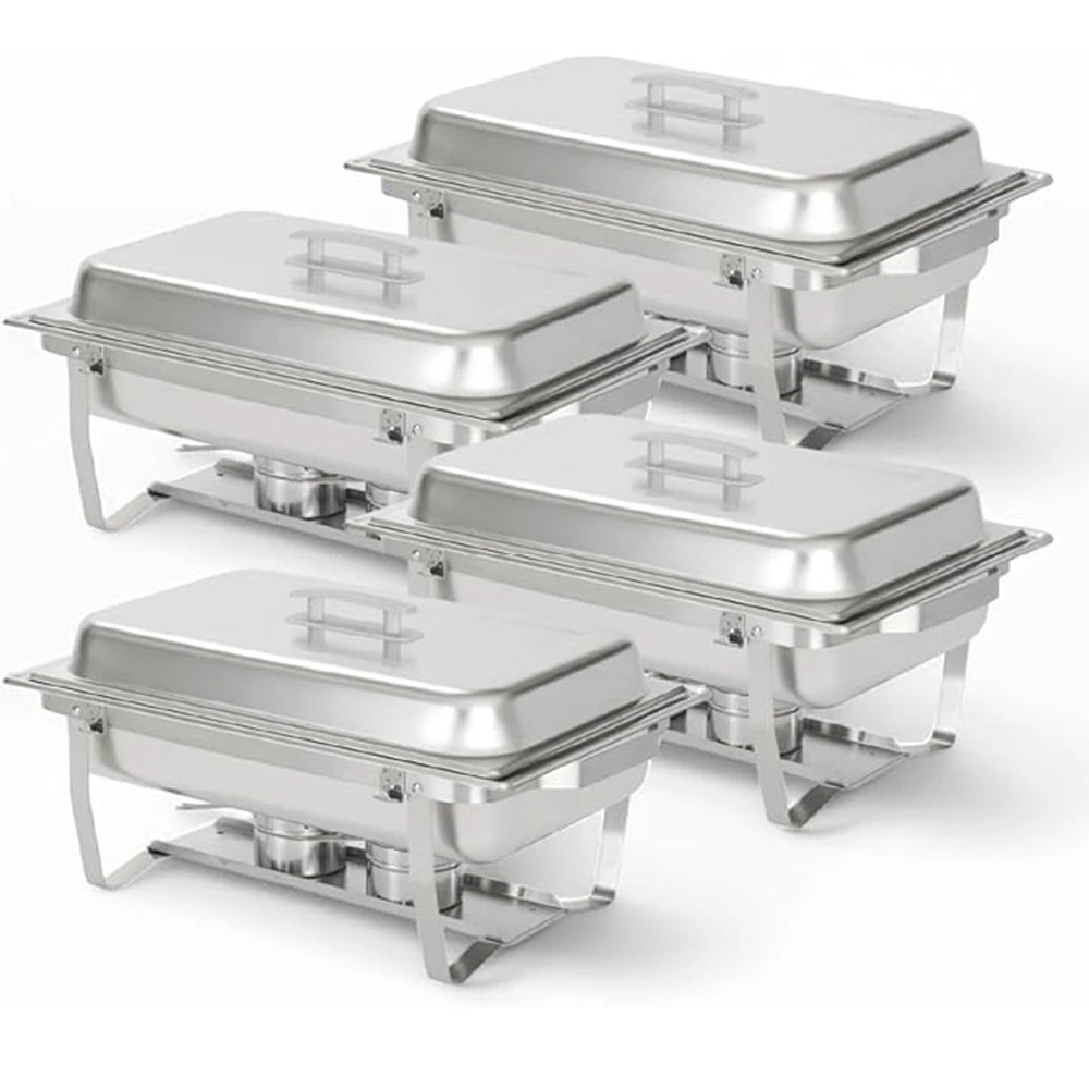 Dinnerware Chafing Dish Buffet Set Electric Stainless Steel Warmer
