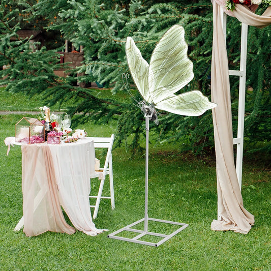 Bymaocar Wedding Butterfly LED Floor Lamp with Adjustable Height