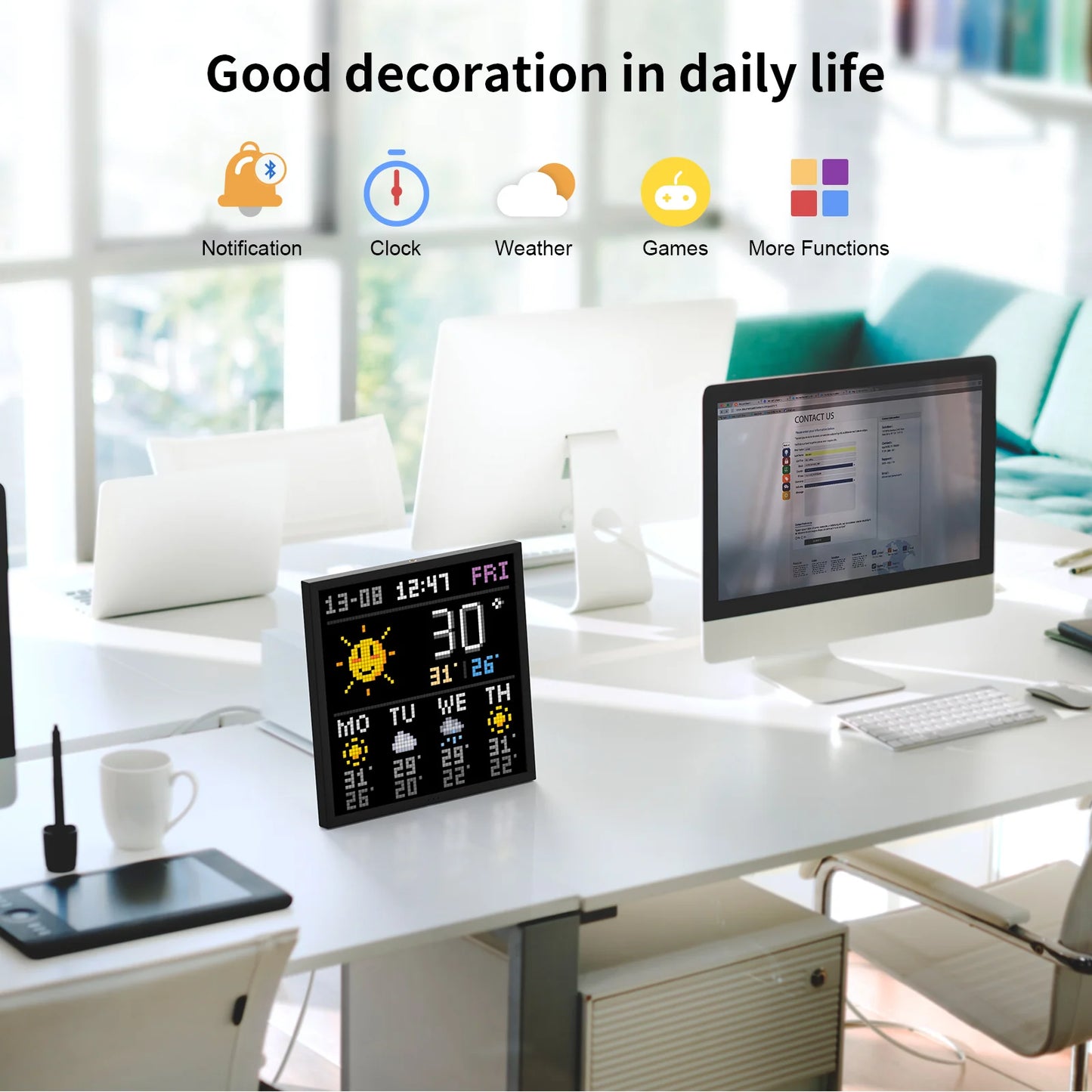 Divoom Pixoo 64 WiFi Pixel Art Display With App Control