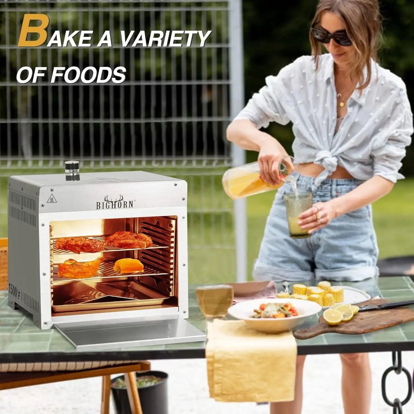 Infrared Propane Grill 1500 Fahrenheit Steakhouse Broiler Searing Station Outdoor