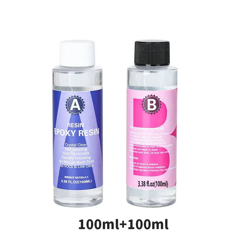 Crystal Clear Epoxy Resin Kit High Gloss For Coating And Casting Jewelry Making Projects
