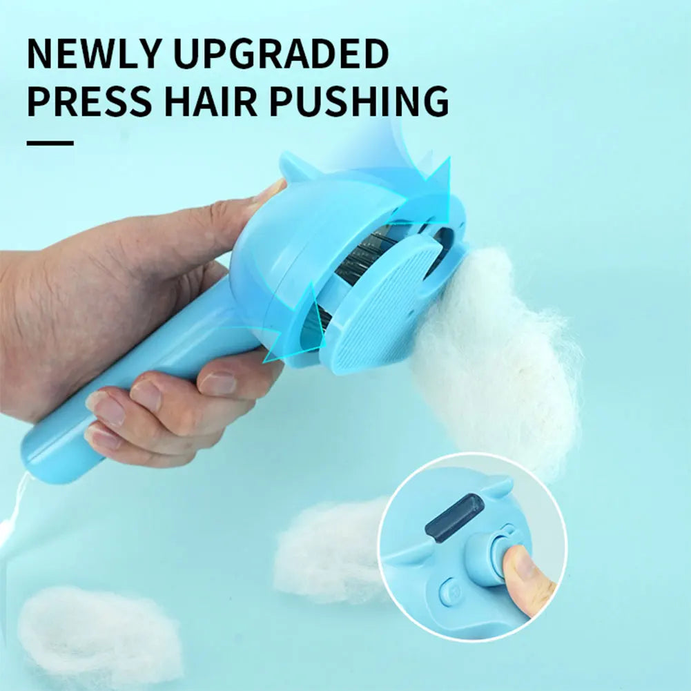 Shunmaii Cat Steam Brush Hair Remover Multifunction Grooming Comb for Small and Large Pets