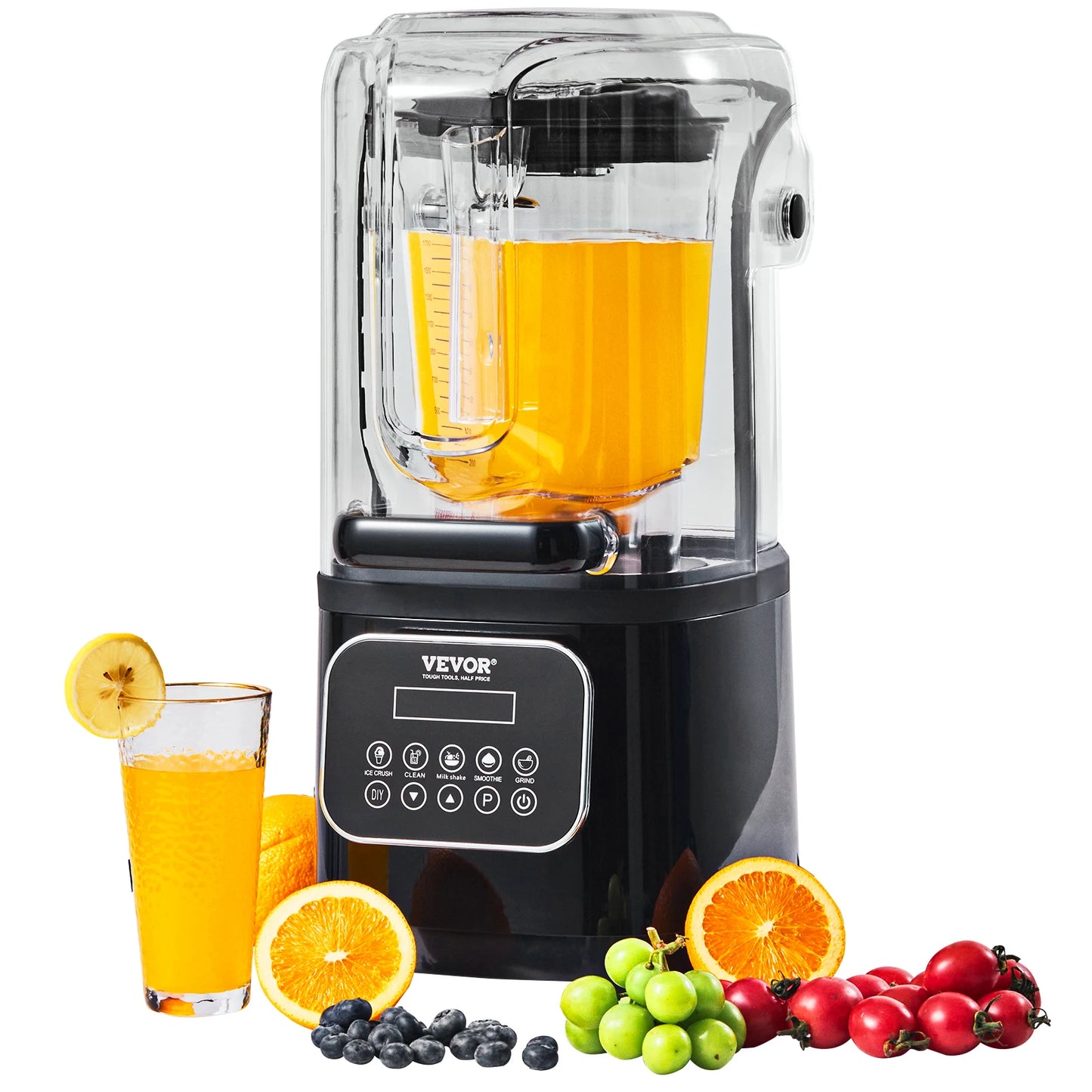 SucceBuy 2L Smoothie Blender Commercial Grade Food Fruit Processor Multifunctional Mixer Make Shakes And Crush Technology Home