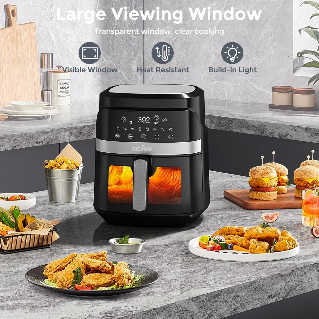 Sejoy Air Fryer 8 In 1 6L Electric Oven