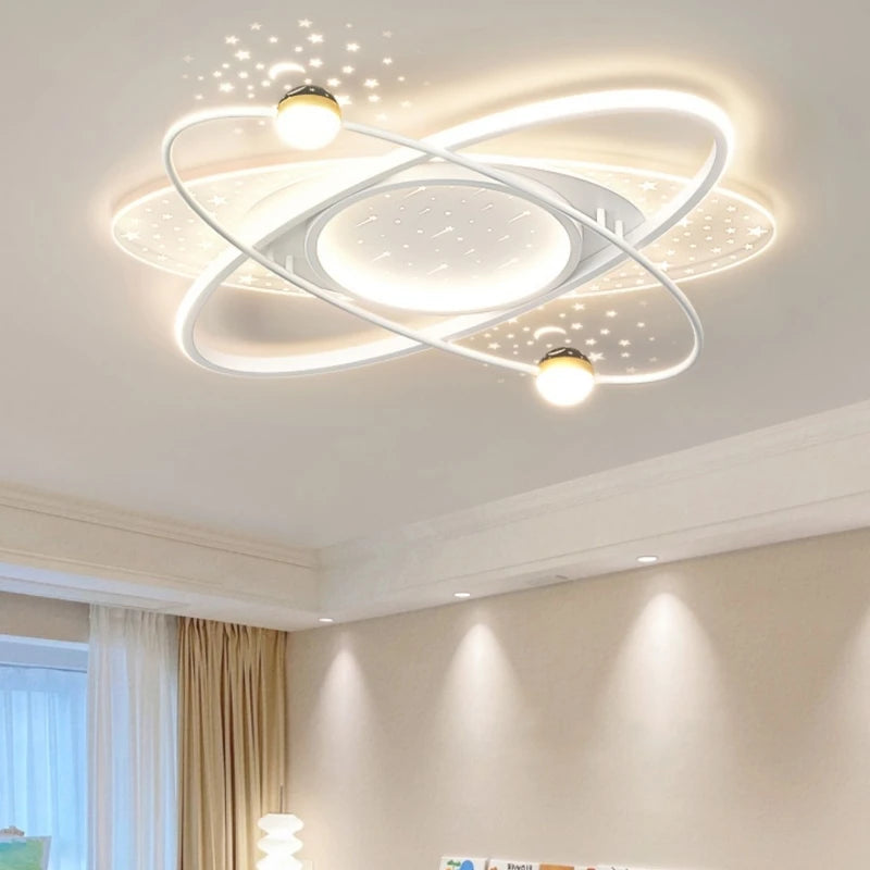 YZFCR Modern LED Chandelier Light Starry Sky Indoor Pendant