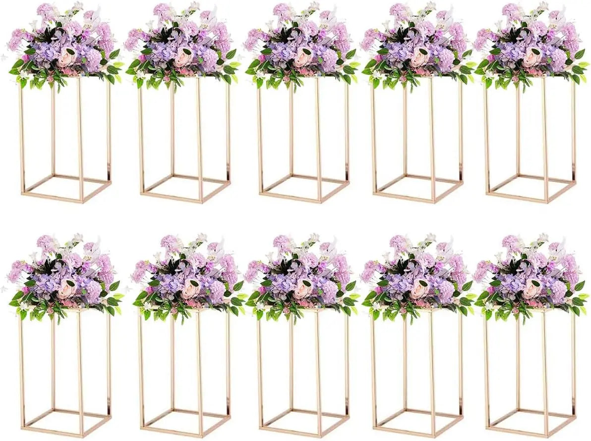 Wedding Table Centerpiece Metal Flower Vase for Birthday Party
