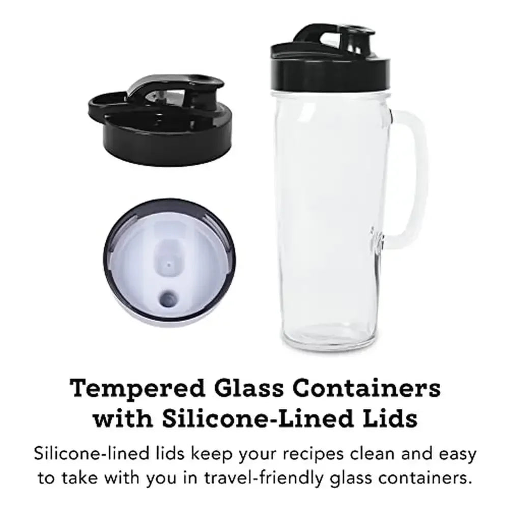 XMSJ Glass Personal Vacuum Blender PBG5001A With 2 Modes