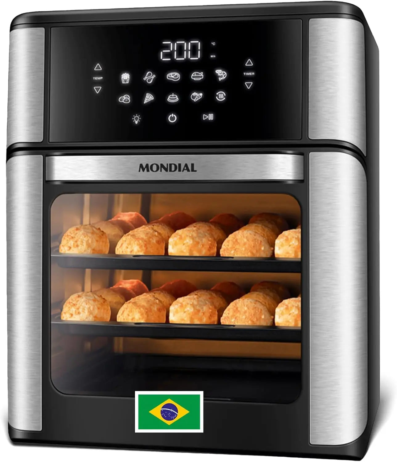 Mondial Air Fryer Oven 1800W Touchscreen Auto Shut Off