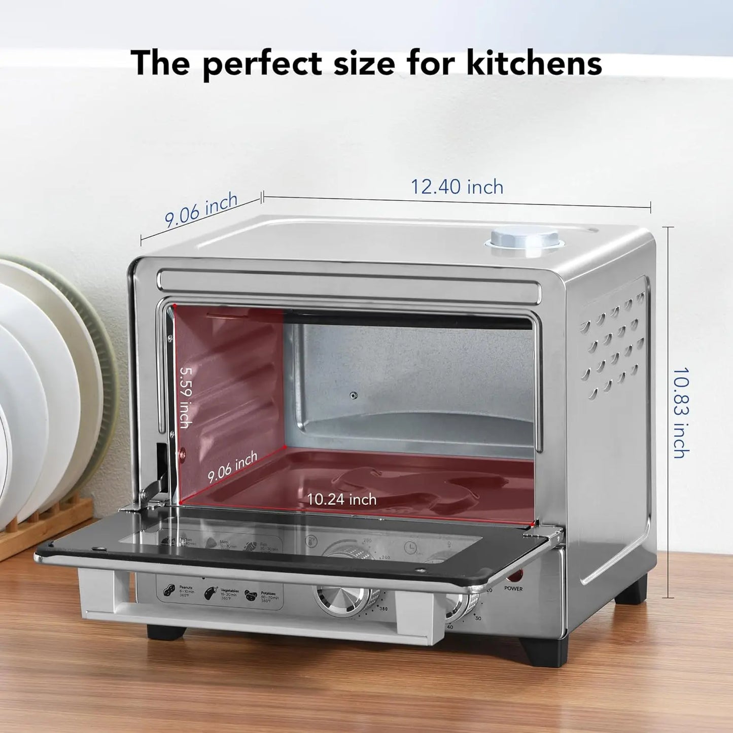 iosn 6 in 1 Air Fryer Toaster Oven Steam InfusionPro