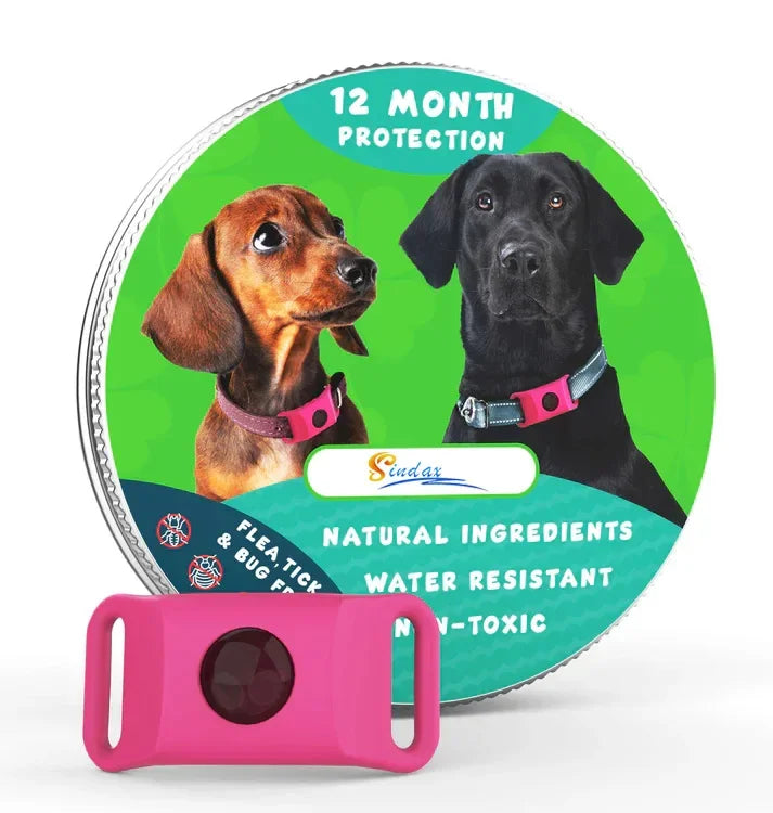 Natural Flea And Tick Pendant Collar For Dogs And Cats