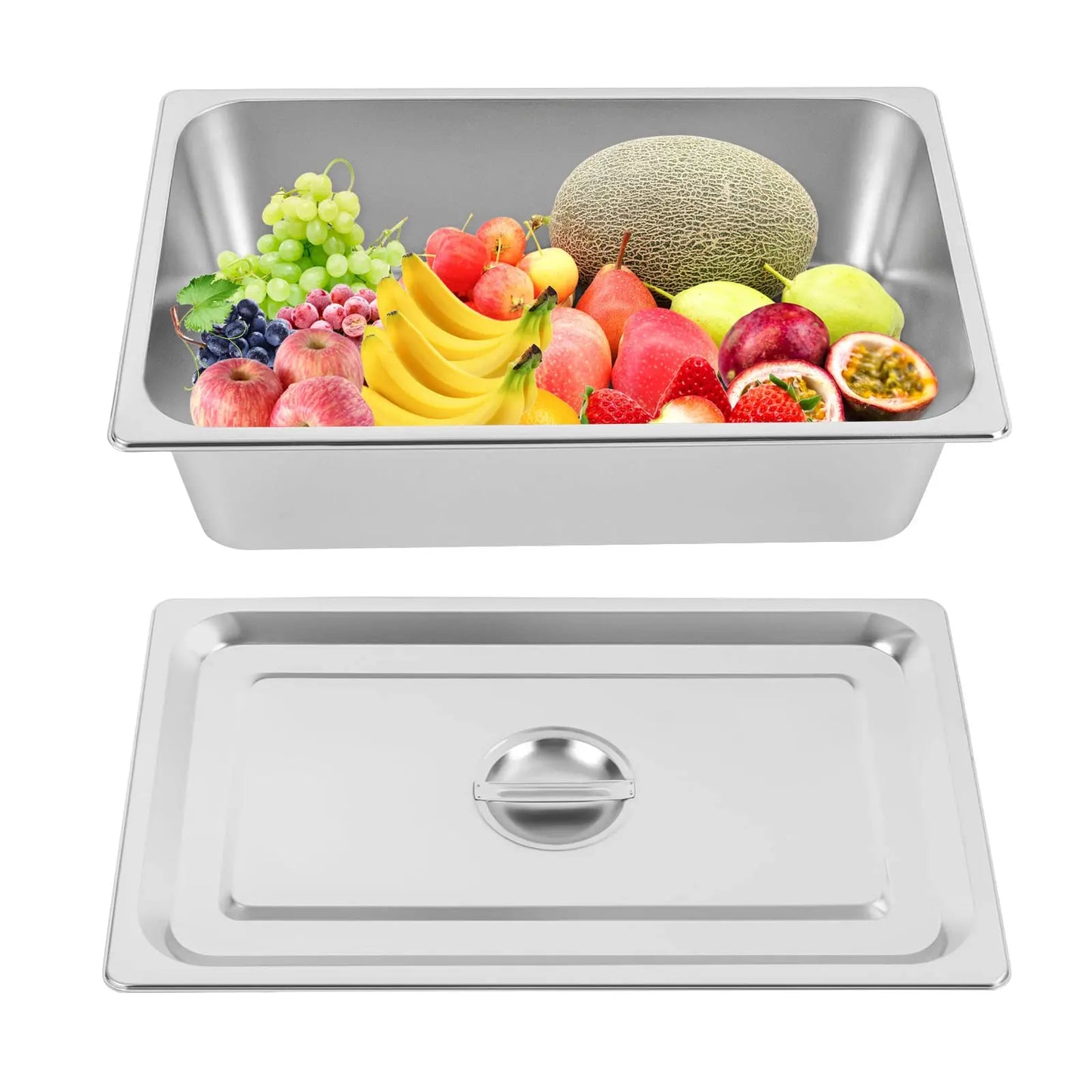 Hign-concerned Stainless Steel Hotel Pan With Lid For Food Warmer